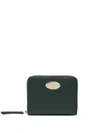 Mulberry Logo Plaque Wallet Wallets, Card Holders Black In Green
