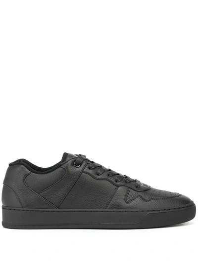 Koio Capri Mixed Leather Low-top Trainers In Avorio