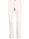 Jacob Cohen Four-pocket Stretch-cotton Chinos In Neutrals