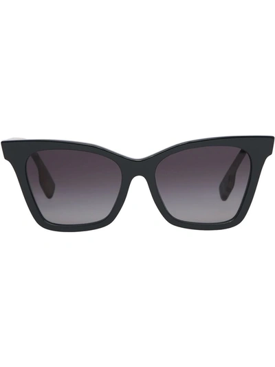 Burberry Geometric-frame Sunglasses In Black