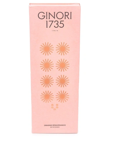 Ginori 1735 Orange Renaissance Incense Sticks In Red