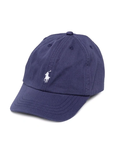 Polo Ralph Lauren Kids' Embroidered Logo Cap In Blue
