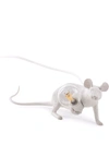 Seletti Lyie Down Mouse Lamp In White