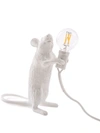 Seletti Standing Mouse Lamp In White