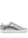 GIVENCHY 4G EMBOSSED LEATHER SNEAKERS