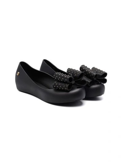 Mini Melissa Kids' Ultragirl Sweet V Pumps In Black