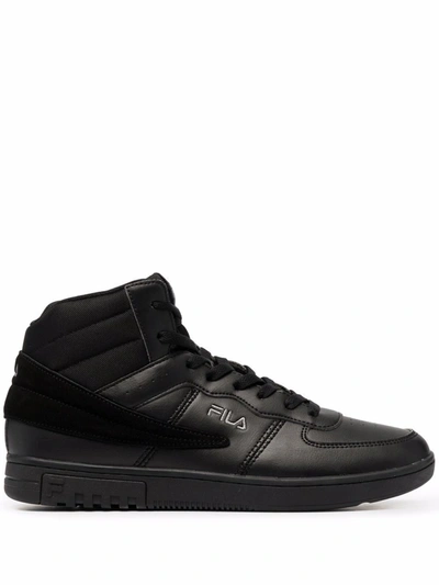 Fila Ankle Lace-up Boots In Black