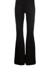 Galvan Combo Flared Jumpsuit In Black