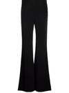 GALVAN HIGH-WAISTED FLARED-LEG TROUSERS