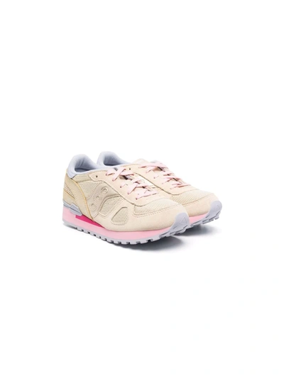 Saucony Babies' Jazz Low-top Trainers In Gold