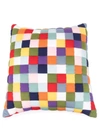 SUNNEI PATCHWORK KNITTED CUSHION