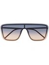 Saint Laurent Pilot-frame Sunglasses In Gold