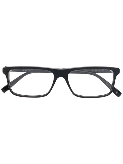 Saint Laurent Square Frame Glasses In Black