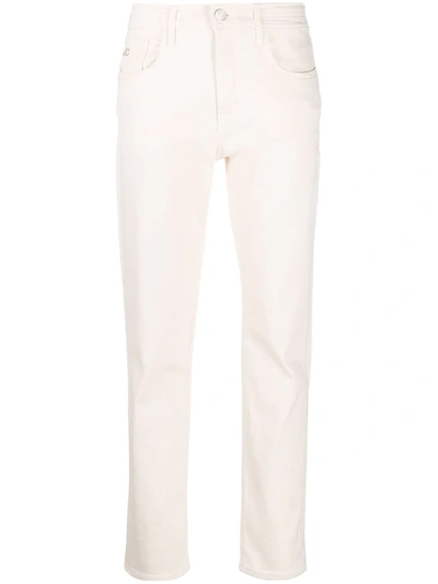Jacob Cohen Olivia Slim-fit Jeans In Cream