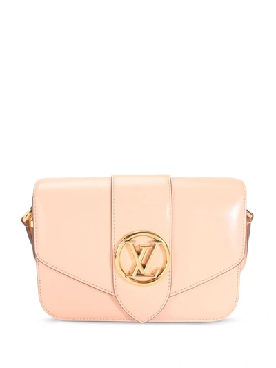 Pre-owned Louis Vuitton  Pont 9 Shoulder Bag In Pink