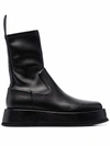 Gia Borghini Rosie 23 Platform-sole Boots In Black