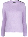 APC SIDE-BUTTON KNITTED JUMPER