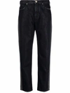 Jacob Cohen Racer-stripe Tapered Jeans In Blue