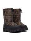 FENDI LOGO PRINT BOOTS