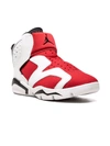 JORDAN AIR JORDAN 6 RETRO LITTLE FLEX "CARMINE" SNEAKERS