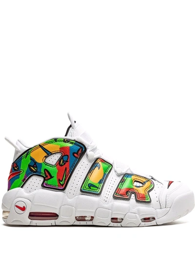 Nike Air More Uptempo Trainers In White