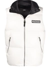 Mackage Kane Down Quilted Puffer Vest In Neutrals