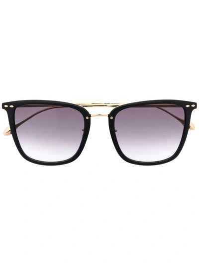 Isabel Marant Eyewear Square Tinted Sunglasses In Black
