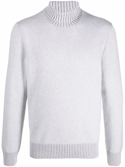 Fileria Ribbed Edge Jumper In Grey