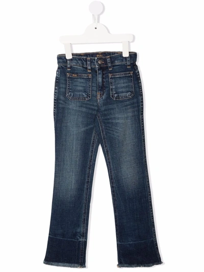 Ralph Lauren Kids' Straight Leg Jeans In Blue