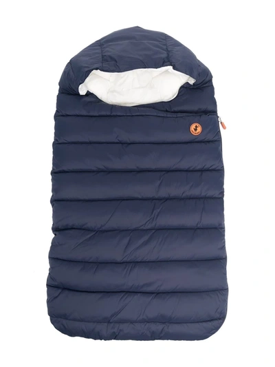 Save The Duck Padded Wrap Nest Blanket In Blue