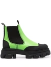 GANNI LEATHER CHELSEA BOOTS