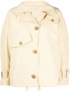 Rejina Pyo Tate Oversized Organic Cotton Jacket In Neutrals