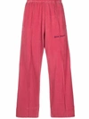 Palm Angels Logo-print Sweatpants In Pink
