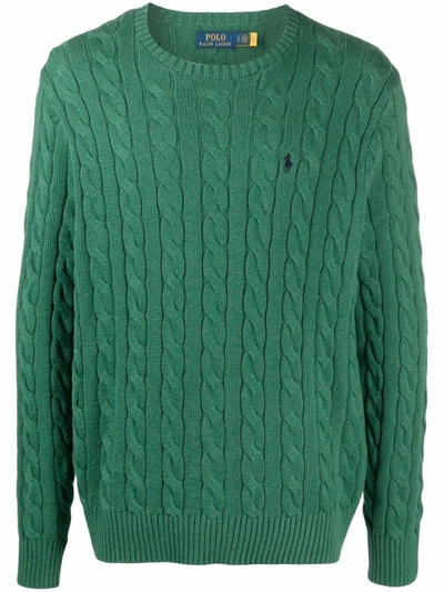 Polo Ralph Lauren Cable-knit Jumper In Green