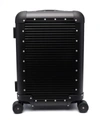 Fpm Milano Spinner Stud-embellished Cabin Suitcase In Caviar Black