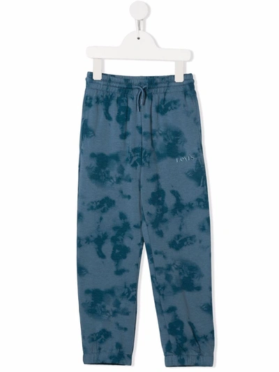 Levi's Teen Tie-dye Tracksuit Bottoms In Blue