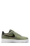 Nike Air Force 1 '07 Lv8 Sneaker In Oil Green/ Black/ Gold