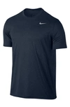 Nike Legend 2.0 Dri-fit Training T-shirt In Obsidianheather/ Matte Silver