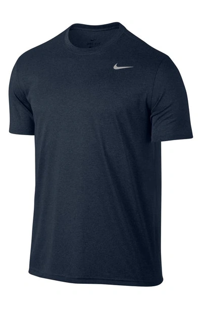 Nike Legend 2.0 Dri-fit Training T-shirt In Obsidianheather/ Matte Silver