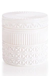 Capri Blue Gilded Muse Jumbo Faceted Jar Candle In White