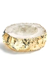 Anna New York Cascita 24k Goldplated Crystal Bowl In Crystal Gold