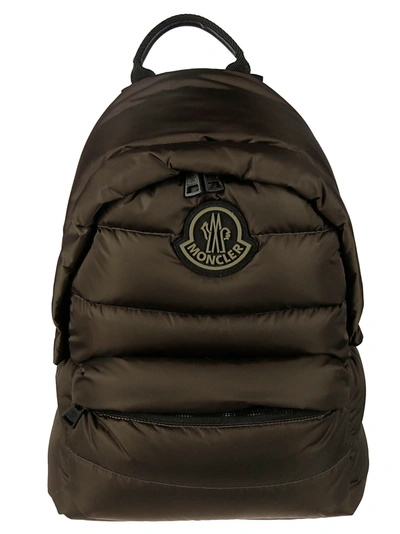 Moncler Military Green Legere Padded In Khaki