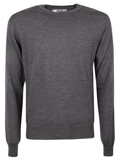 Mauro Grifoni Round Neck Sweater In Grey