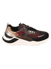 D.A.T.E. FUGA DRAGON SNEAKERS,W351 FG DR BK BLACK