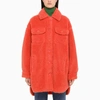 STAND STUDIO RED SINGLE-BREASTED COAT,611799040-J-STAND-24110