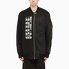 Drkshdw Men's Bomber Outerwear Down Jacket Blouson  Gethsemane In Black