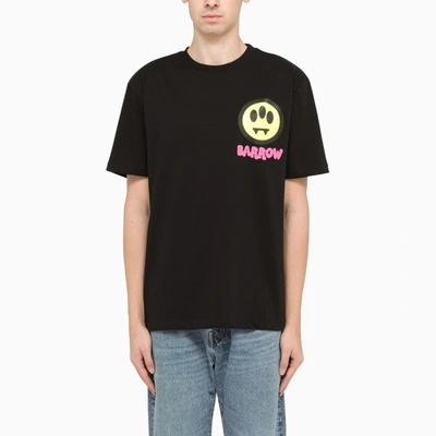 Barrow Black T-shirt With Contrasting Logo