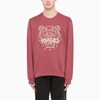 KENZO BORDEAUX CREWNECK SWEATSHIRT,FB65SW1254XHCO-J-KENZO-85