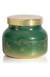 Capri Blue Crystal Pine Glimmer Jar Candle In Green