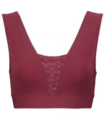 Eres Victory Lace-trimmed Sports Bra In Fusion